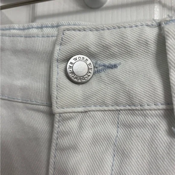 WeWoreWhat Wide Leg Jeans Size 30 Pale Blue High Waisted - Picture 2 of 8